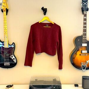 Steve Madden Maroon Sweater